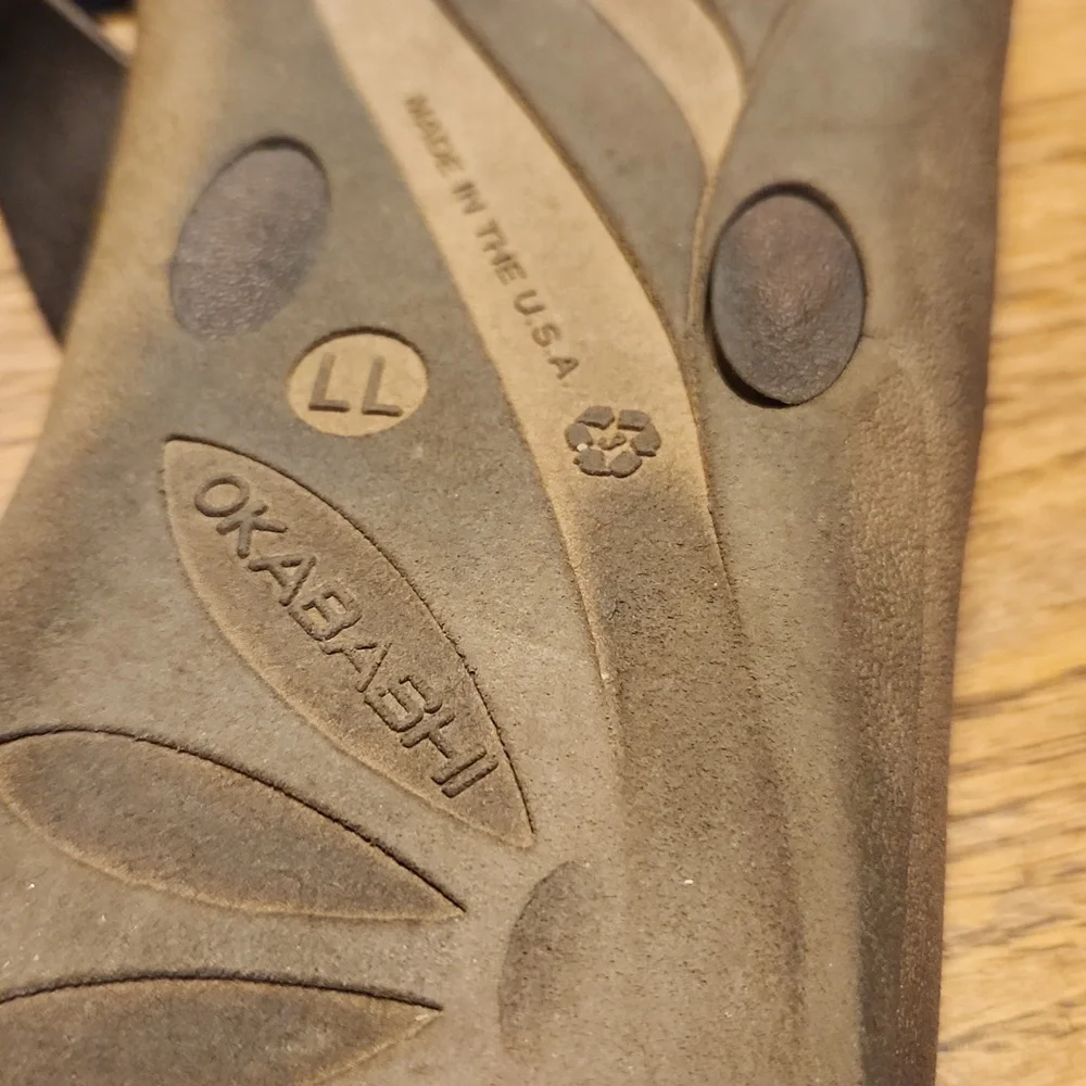 Okabashi Flip Flops Unisex M9/10 W11/2